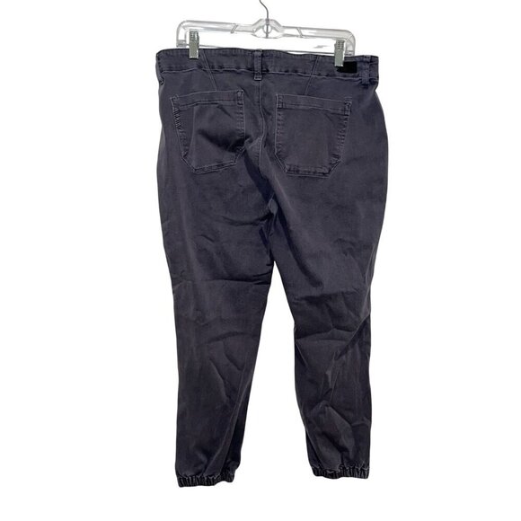 Paige Black ash High Rise Jogger Jeans Women's Size 32 - Picture 3 of 12